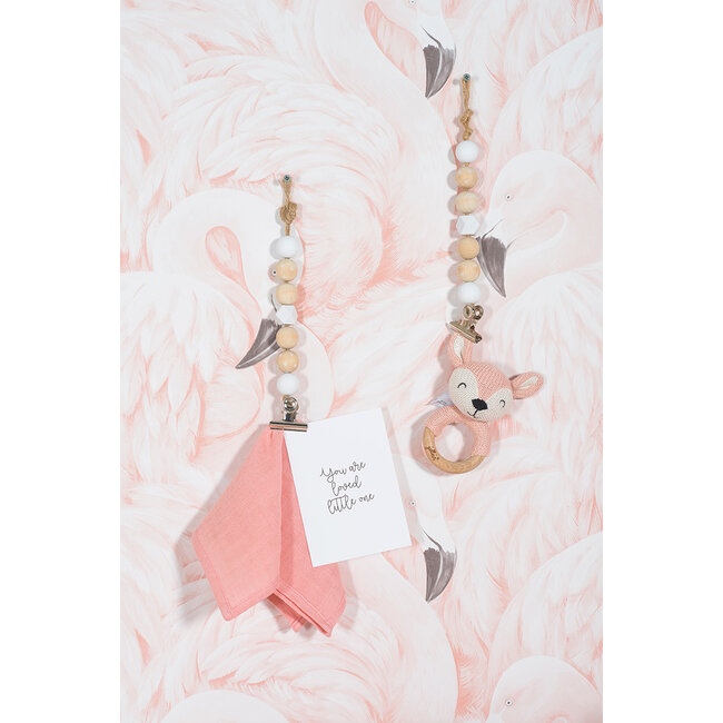 Jollein Bijtring Ø 7cm Deer Pale Pink Jollein