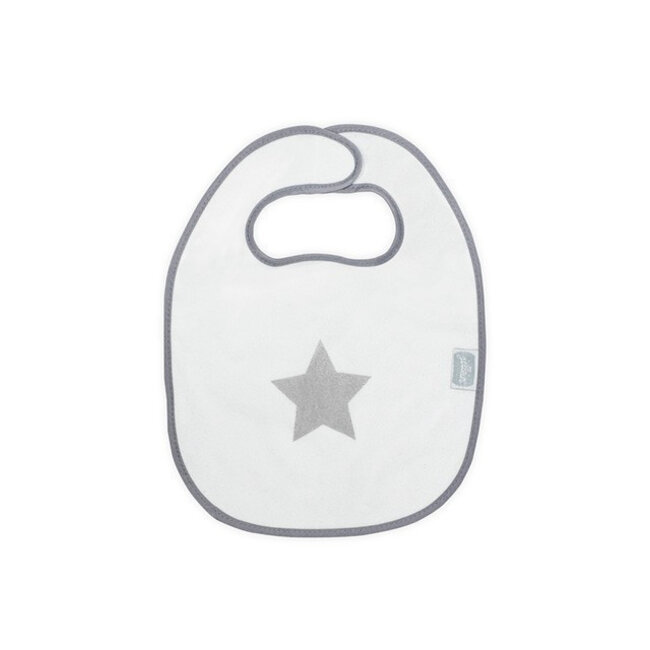 Jollein Slab badstof Little star grey (3pak) Jollein