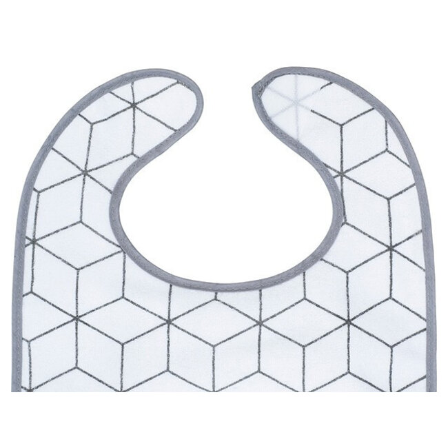 Jollein Slab Waterproof Klittenband Graphic Grey (2pack)