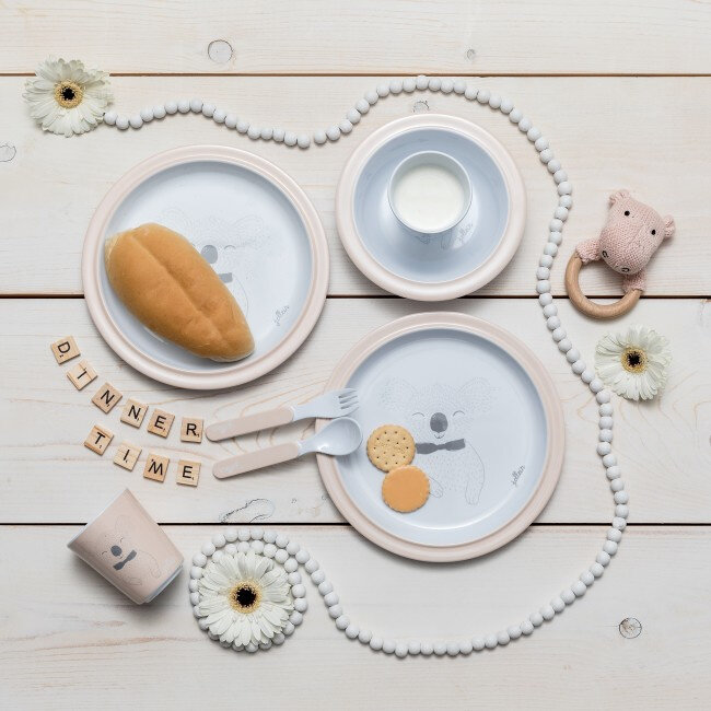 Dinnerset Wild Animals Creamy Peach Jollein