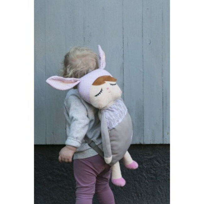 Miniroom Kanindocka Kinder Rugzak Grijs Miniroom