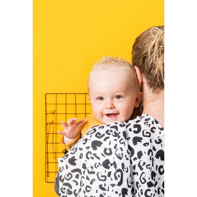 Hydrofiel Multidoek 115 x 115 cm Leopard (2pack) Jollein