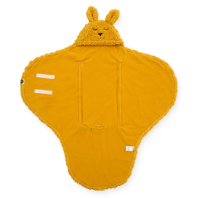 Wikkeldeken Bunny Mustard Jollein