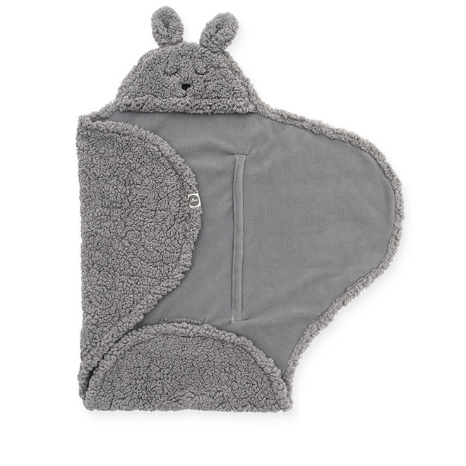 Wikkeldeken Bunny Storm Grey Jollein