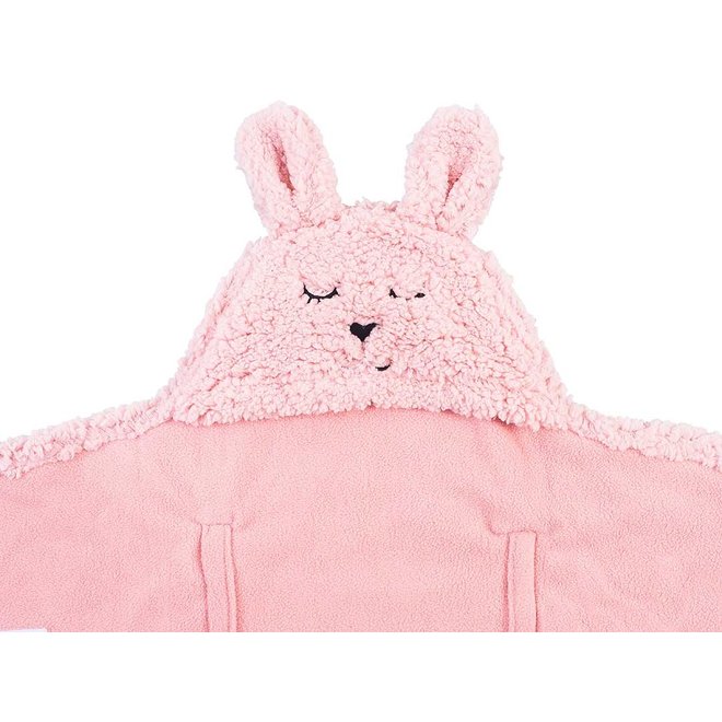 Wikkeldeken Bunny Pink Jollein