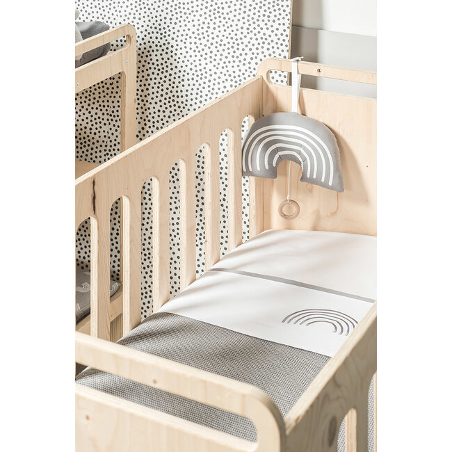 Jollein Muziekhanger Rainbow Grey Jollein