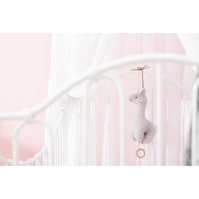 Jollein Muziekmobiel Lama Grey Jollein