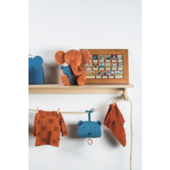 Jollein Muziekhanger Animal Club Steel Blue Jollein