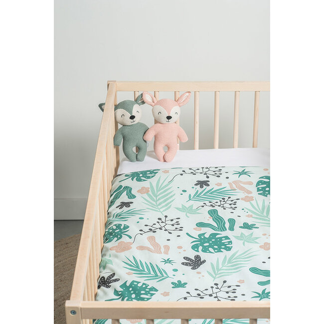 Jollein Laken 120 x 150 cm Leaves Jollein