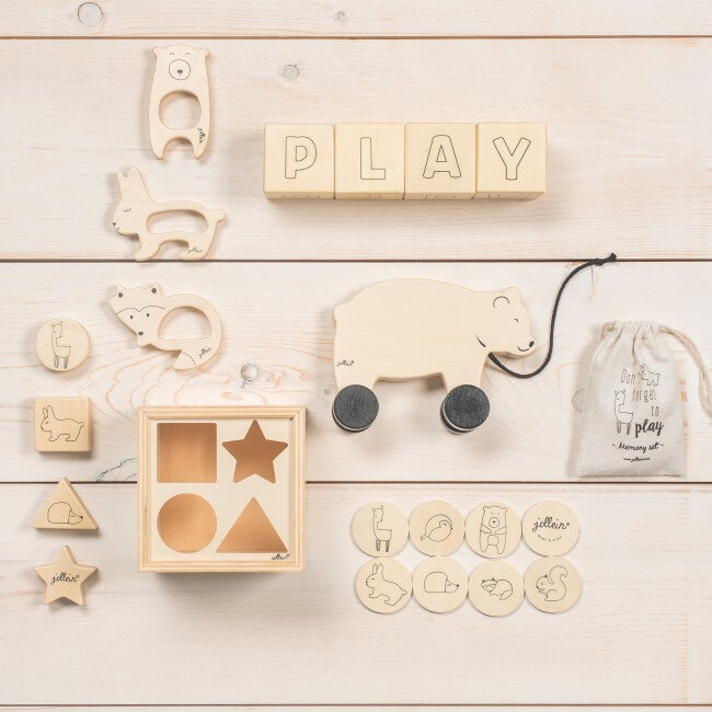 Jollein Vormenstoof Hout Forest Friends Jollein