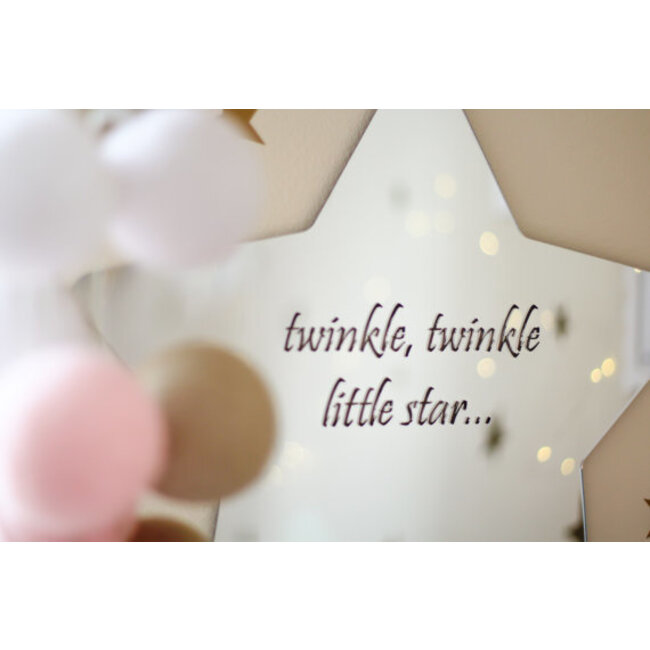 Lieffeling Spiegel Kinderkamer Twinkle Star Zilver