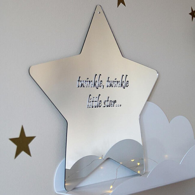 Lieffeling Spiegel Kinderkamer Twinkle Star Zilver