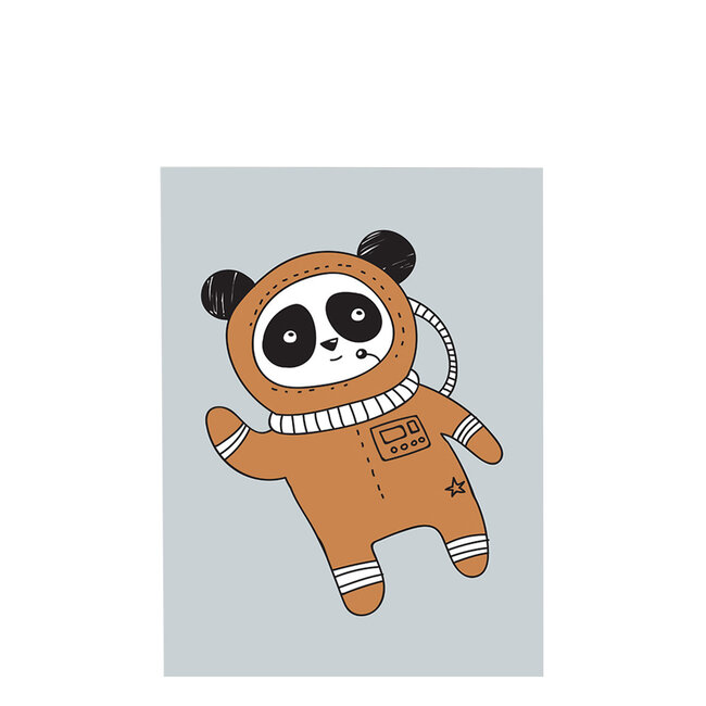 Little & Pure Poster Kinderkamer Space dubbelzijdig Little & Pure