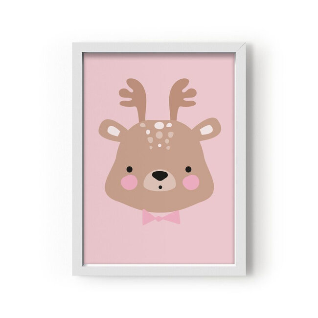 Eef Lillemor Poster Kinderkamer Forrest Animals Ms. Deer Eef Lillemor