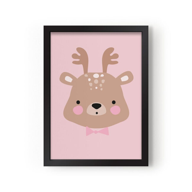 Eef Lillemor Poster Kinderkamer Forrest Animals Ms. Deer Eef Lillemor
