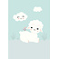 Land of Kids Poster Kinderkamer Wooly Lamp