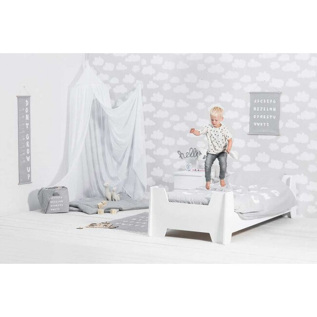 Jollein Poster Canvas ABC Soft Grey 42 x 60 cm Jollein