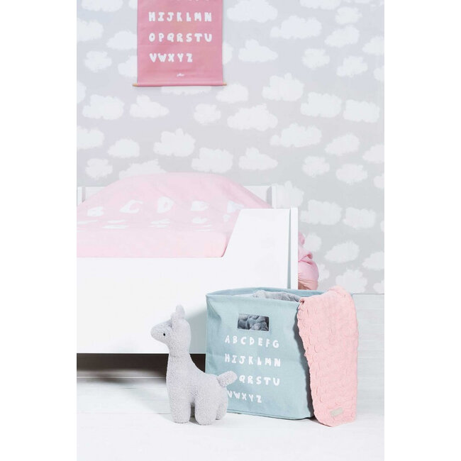 Jollein Poster Canvas ABC Blush Pink 42 x 60 cm Jollein