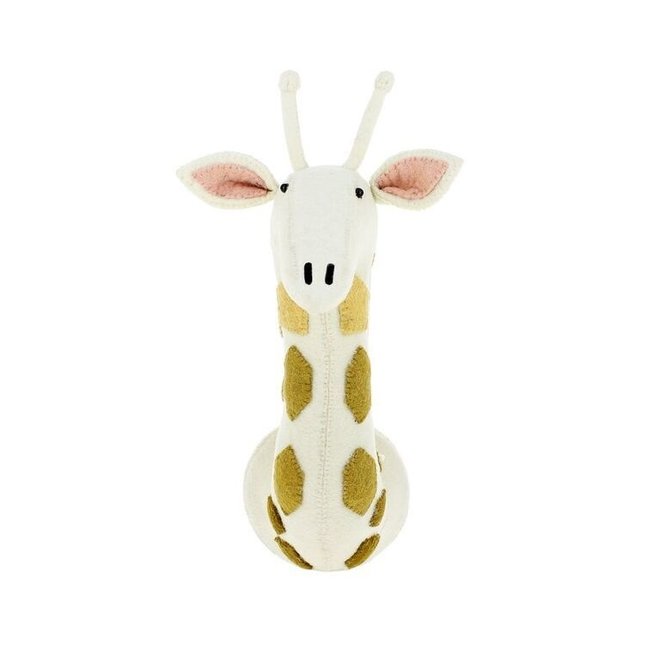 Dierenkop Giraffe met Spots Medium van Fiona Walker