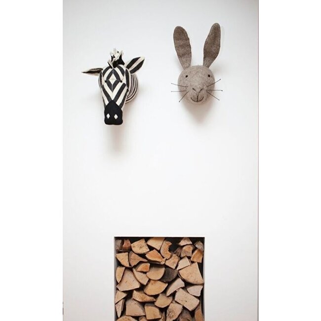 Fiona Walker Dierenkop Grijze Haas van Fiona Walker