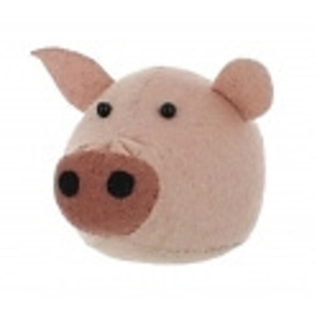 Fiona Walker Dierenkop Mini Varken van Fiona Walker
