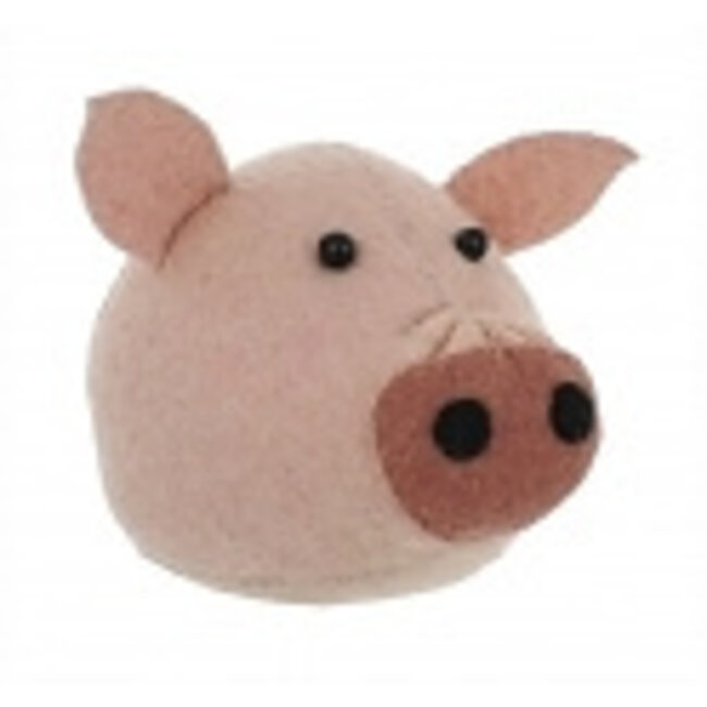 Fiona Walker Dierenkop Mini Varken van Fiona Walker