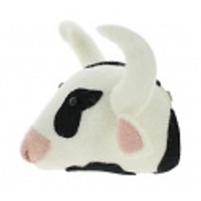 Fiona Walker Dierenkop Mini Koe van Fiona Walker