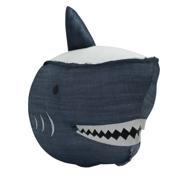 Dierenkop Kinderkamer Denim Shark Stapelgoed