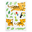 A Little Lovely Company Muurstickers Kinderkamer Jungle tijger A Little Lovely Company