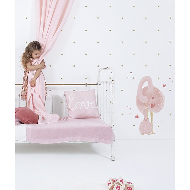 Lilipinso Muursticker Kinderkamer XL Mom and Baby Struisvogel Lilipinso