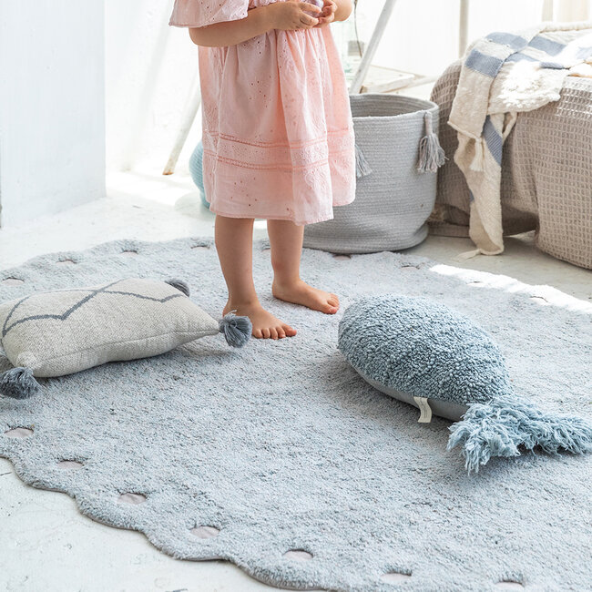 Lorena Canals Kinderkamer Vloerkleed Picone Pearl Blue