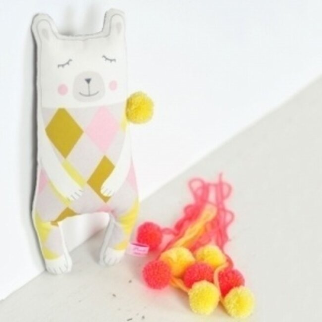 PinkNouNou Kussen Kinderkamer Polar Bear van PinkNouNou