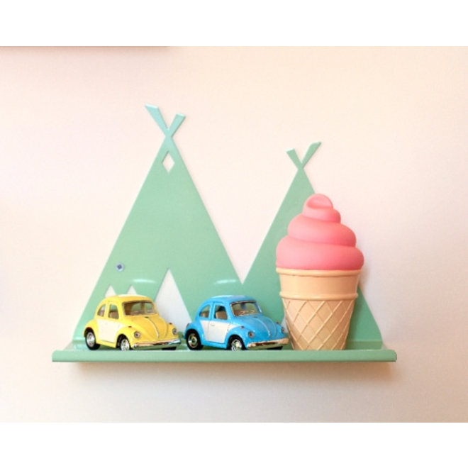 Wandplank Kinderkamer Tipi Shelf Mint