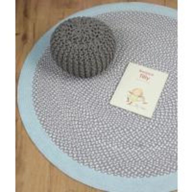 Nattiot Vloerkleed Kinderkamer Roundy Blue Nattiot