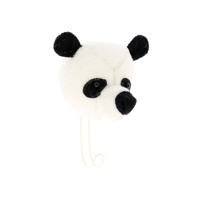 Wandhaakje Dierenkop Panda van Fiona Walker