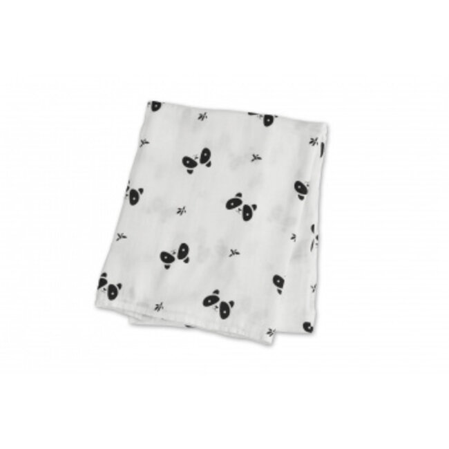 Lulujo Swaddle Lulujo 120x120 Bamboo - Panda Lulujo