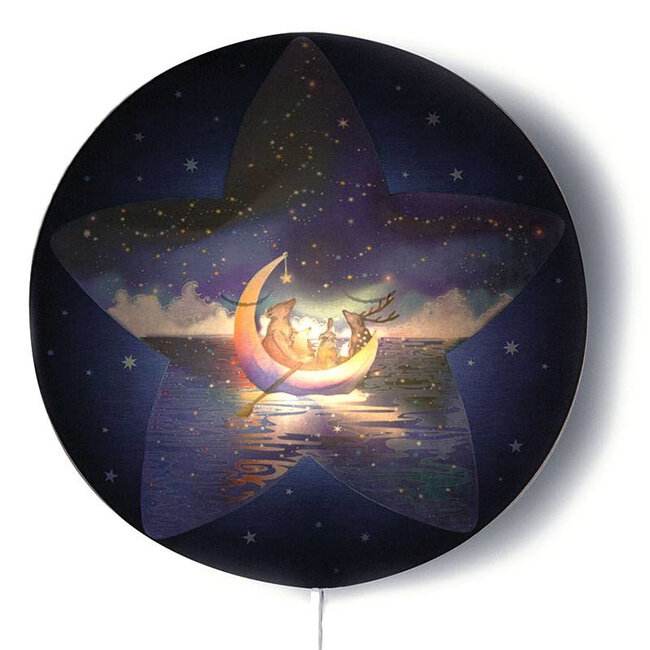 Hartendief Wandlamp kinderkamer Slaap Zacht, Kleine Ster Hartendief