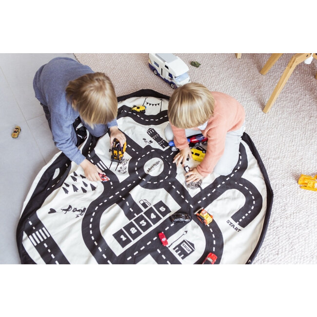 Play & Go  Play & Go Opbergzak en Speelgoedkleed Roadmap