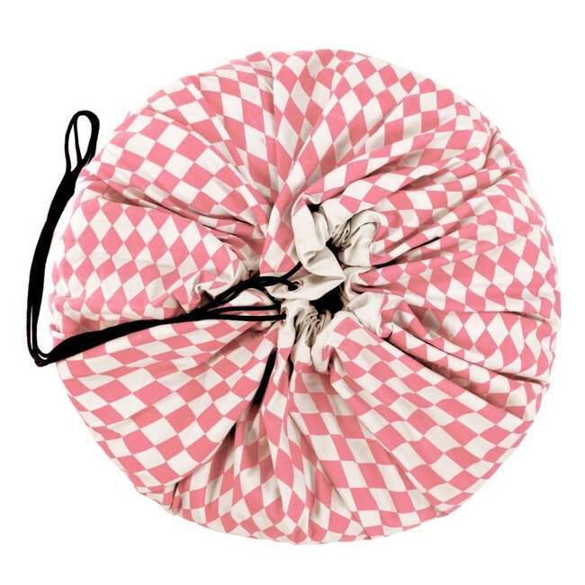Play & Go  Play & Go Opbergzak en Speelgoedkleed Diamant Roze