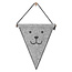 Jollein Kinderkamer Vlag felt Bear Grey van Jollein