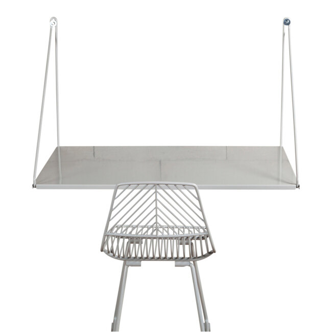 Kinder Bureau Lichtgrijs Metaal