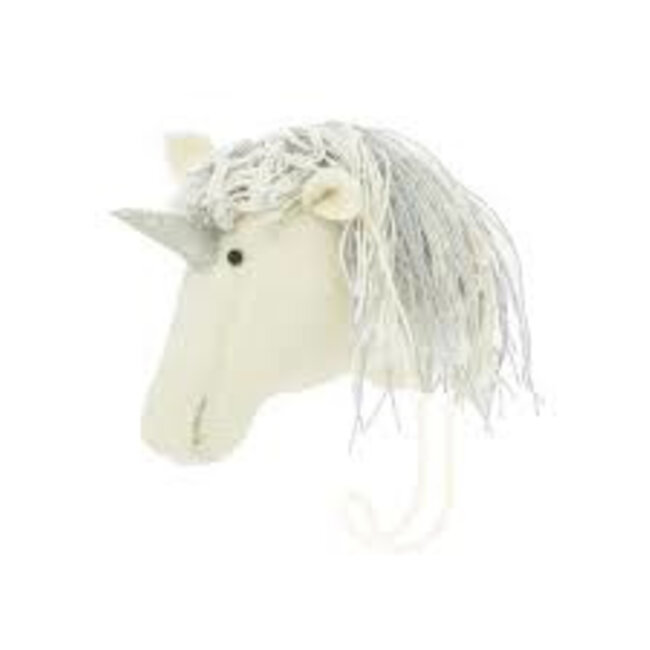 Fiona Walker Wandhaakje dierenkop Eenhoorn van Fiona Walker