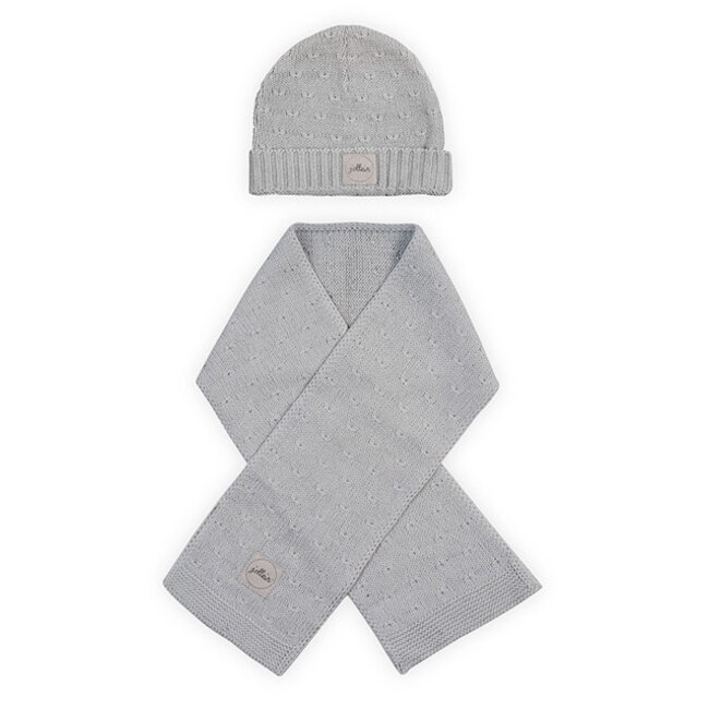 Jollein Muts 9 tot 18 mnd Soft knit Light Grey