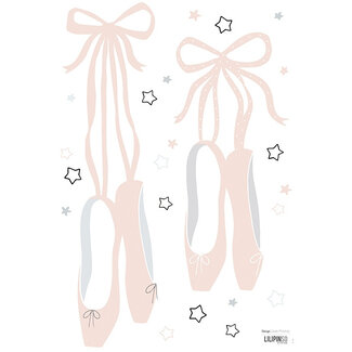Lilipinso Muurstickers Kinderkamer Ballerina Shoes