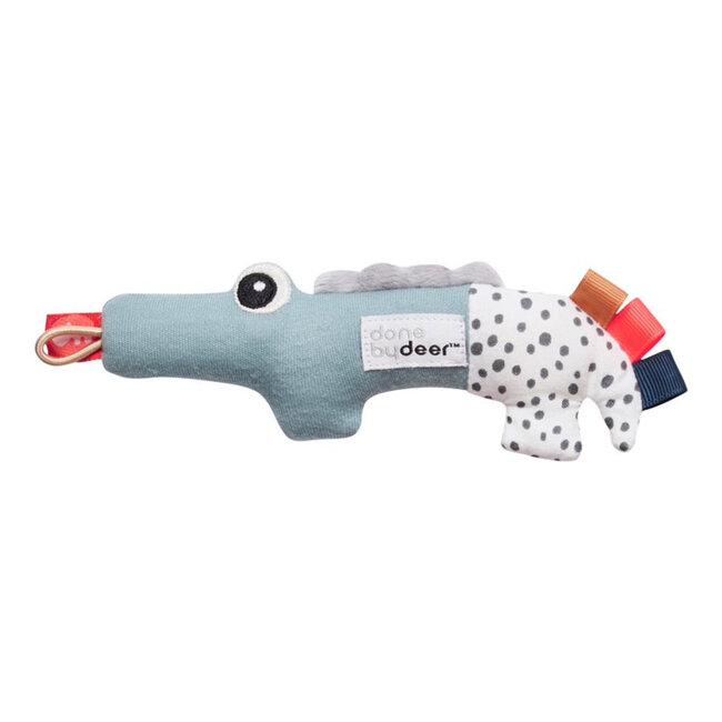 DoneByDeer Tiny Rattle Croco van Done By Deer