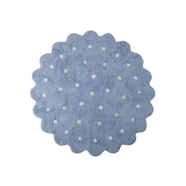 Lorena Canals Vloerkleed Kinderkamer Roundy Biscuit Blue