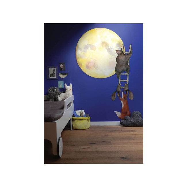 Hartendief Muursticker Dieren op de Ladder Hartendief