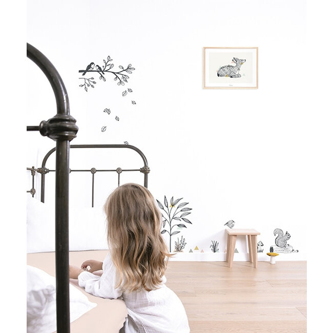 Lilipinso Muurstickers Kinderkamer Animals of the Forest Lilipinso