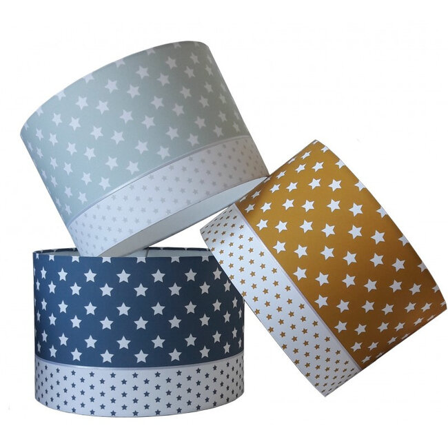 Designed4kids Hanglamp  Kinderkamer Sterren Jeansblauw