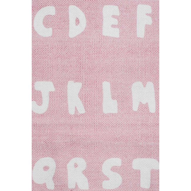 Jollein Vloerkleed Kinderkamer ABC Blush Pink Jollein